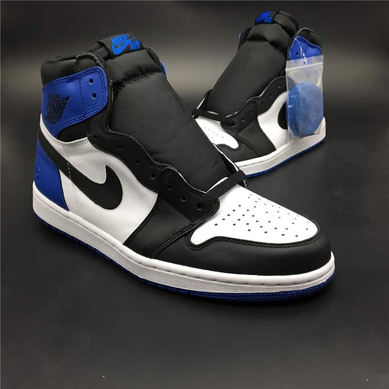 Black and Blue Jordan 1 "Fragment" 716371040 Retro 1s